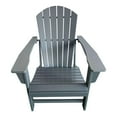 thumbnail image 2 of Chaise Adirondack traditionnelle en résine gris ardoise, 2 of 3