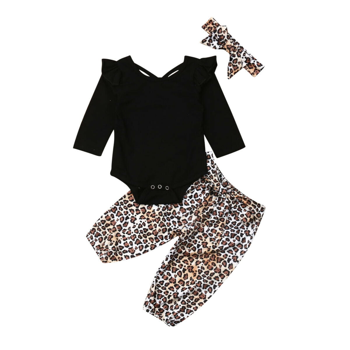leopard newborn outfit
