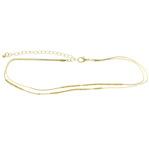 Mi Amore Choker-Necklace Gold-Tone