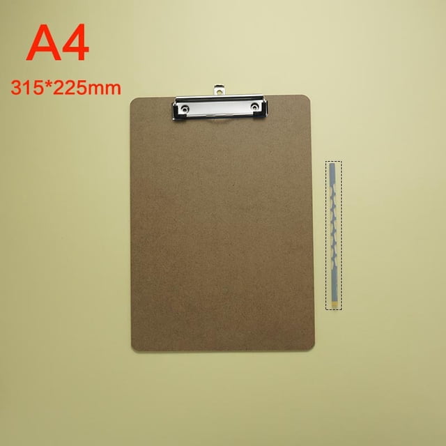 Tablero de madera con clip para tableta, carpeta, clip para menú, tablero de escritura para oficina, tablero de copia, mariposa, madera contrachapada