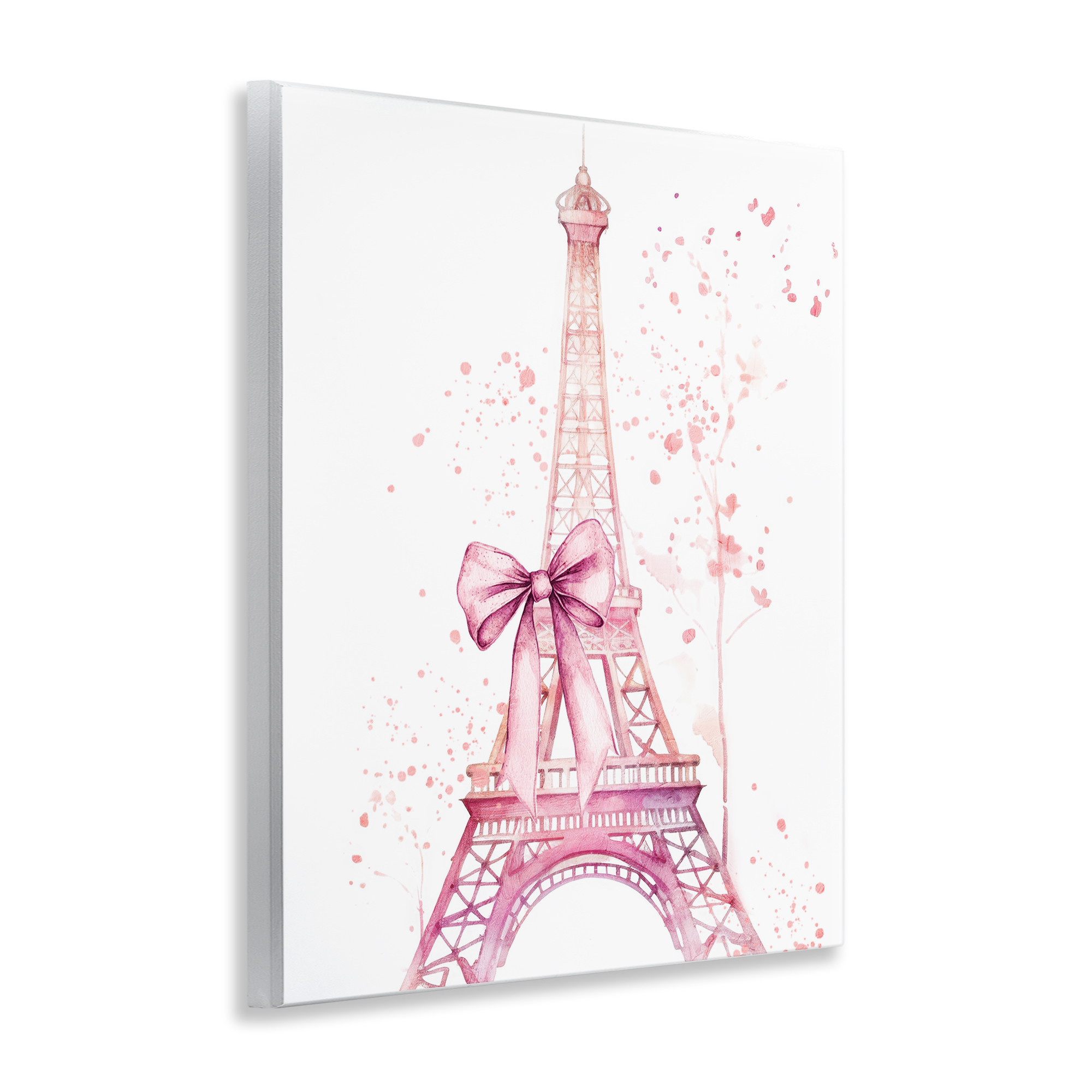 Bow Bedecked Paris Tower Wall Plaque Art, design by Kim Allen