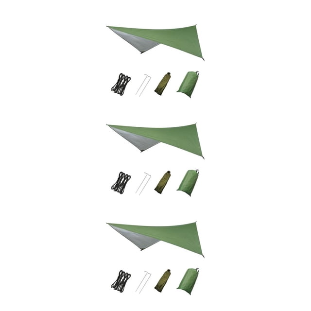 Sonducket Durable Tent Tarp 230x140cm Fly Tent Cloth Canopy Ground Green Tarpaulin Type1 NO1