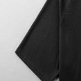 thumbnail image 6 of Lumtrix Men's Waffle T-Shirts Short Sleeve Casual Crew Neck Shirt Summer Big and Tall Plain Pullover Black 2XL, 6 of 8