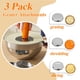 thumbnail image 3 of Juego de 6 tazones para mezclar Winproper de acero inoxidable con tapas de 4,5 a 0,7 cuartos de galón, 3 of 7