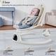 thumbnail image 3 of Baby Swing BabyBond Bluetooth con control remoto de música de 5 velocidades, color beige, 3 of 7