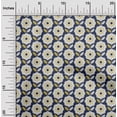 thumbnail image 1 of oneOone Cotton Jersey Royal Blue Fabric Florals Fabric For Sewing Printed Craft Fabric By The Yard 58 Inch Wide, 1 of 4