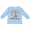 AE-Light Blue, variant on Let It Snow Cute Orange Fox in Hat and Scarf Boys or Girls Long Sleeve Toddler T-Shirt