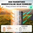 thumbnail image 4 of KFFKFF Compact Monocrystalline Solar Panel, 200W Collapsible Monocrystalline ETFE Solar Power Source, 23% Output Efficiency, MC4 Output Compatible, IP67 Weather-Resistant for Energy Stations, 4 of 9