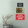 thumbnail image 3 of Signs ByLITA Classic Framed Event Storage Room Door or Wall Sign Easy Installation | Office And Shop Decor | Bars And Restaurants Sign (Black) - Medium, 3 of 9