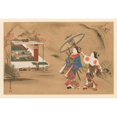 thumbnail image 2 of Shiichi Tajima 14x11 Gold Ornate Wood Frame and Double Matted Museum Art Print Titled - Masterpieces Selected from the Ukiyoyé School, Pl.03 (1906), 2 of 4