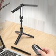 thumbnail image 2 of Nuevo estabilizador de cardán con luz de relleno Palo de selfie Trípode inalámbrico plegable Bluetooth para iOS Android, 2 of 5