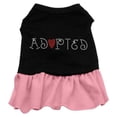 thumbnail image 1 of Robes Adoptées en Strass Noir avec Rose Clair TTTG (20), 1 of 1