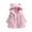 Pink, variant on SPRING PARK Toddler Fleece Jacket Warm Cotton Baby Winter Coats, Kids Hooded Outerwear for Boys Girls
