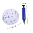 thumbnail image 2 of OULII Funny Inflatable Pool Volleyball for Teens Lightweight PVC Beach Ball for Playing White 1 Set, 2 of 8