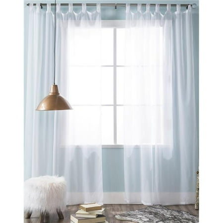 Spectra Supplies Sp5803 Lacy Sheer White Window Panel Set Of 2