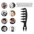thumbnail image 2 of Gran peine de dientes anchos Gentleman Vintage Classic Oil Head Pomade Styling Peine hombr Abanopi Peine de dientes anchos, 2 of 6