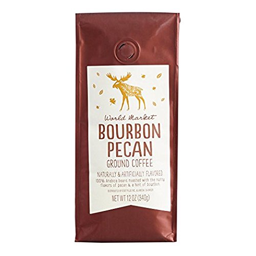 World Marke Bourbon Pecan Ground Coffee Beans Seasonal Limited