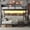 Black + MDF+Metal + Queen over Queen, variant on Full over Full Metal Bunk Bed with Storage Shelves & Lights, Noise-free,Black