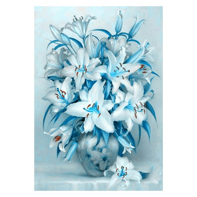 Baohd Flower Rhinestone Painting Animals Diy Resin Diamond Needlework Floral Crystal Embroidery Wall Cross Stitch