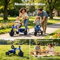 thumbnail image 6 of KORIMEFA Toddler Trike for Ages 2-5 Boys Girls, Beginner Kids Tricycle with Quiet Wheels & Storage Bin, Blue, 6 of 15