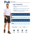 thumbnail image 7 of PULI Men’s Golf Shorts 9" Inseam Stretch Water-Resistant Quick Dry 5 Pockets Casual Travel Hiking, 7 of 7