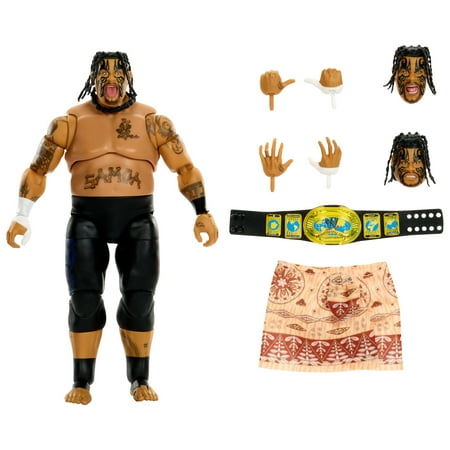 WWE Ultimate Edition Umaga Action Figure & Accessories Set, 6-inch Collectible Superstar
