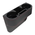 thumbnail image 2 of Organizador de consola, organizador de relleno de huecos para asientos de coche, organizador para viajes en coche y aperitivos Rojo negro, 2 of 8