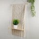 thumbnail image 4 of Colgante de pared estante de estar tapiz decoración Chic ornamento Zulema Estante de pared tapiz, 4 of 7
