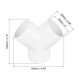 thumbnail image 2 of Conectores adaptadores en forma de Y de Uxcell para tuberías de agua de PVC para jardín y hogar 2" 2, 2 of 4