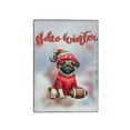 thumbnail image 2 of Hello Winter Pug Football Snowman Welcome Snowy Morning Travel Passport Wallet Dog Lover Gifts PU Leather Passport Holder Cover - 01012, 2 of 5
