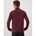 thumbnail image 3 of Hanes Cool DRI Men's Quarter Zip Pullover Maroon M, 3 of 4