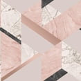 thumbnail image 1 of Fine Decor - Papel Pintado de Pared Marblesque Diseño Geométrico (Rosa Colorete, Oro Rosado), 1 of 2