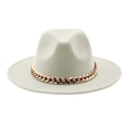 thumbnail image 3 of Fashion Hats Fedora Hats For Women And Men Wide Fashionable Womens Fedoras Dress Hat, 3 of 5