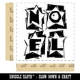 thumbnail image 2 of Noel in Stars Christmas Self-Inking Rubber Stamp Ink Stamper - Blue Ink - Large 1-1/2 Inch, 2 of 7