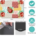thumbnail image 2 of Rubber Dish Drying Mat for Kitchen Counter Large Boho Flowers Washable Quick Home Coffee Pad Fit Under Sink,Bar,Utensils 16x18in, 2 of 5