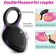 thumbnail image 2 of Anillo vibrador 10 programa, Sex toy masculino y femenino, amantes, estimuladores de clítoris, clítoris. Orgasmos rápidos y múltiples (negro) ER, 2 of 3