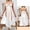 White, variant on BONIXOOM Matching Family Christmas Pajamas Womens Christmas Pajamas Loungewear Tie Sleeveless Solid Sleep Dress Beige S