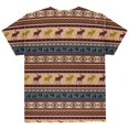 thumbnail image 2 of Autumn Moose Adirondack Pattern All Over Youth T Shirt Multi YMD, 2 of 2