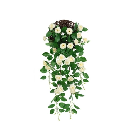 En Oferta 0.9M Artificial Flower Vine Fake Flower Garland With Realistic Silk Petals For Indoor Outdoor Wall Decor Pipe Cover Balcony Decoration