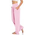 thumbnail image 5 of Women'S Pants Casual Womens Pants Light Pink Womens Pants Loose Sweatpants Women Womens Wide Leg Pants Fall Pants for Women, 5 of 5