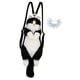 thumbnail image 1 of Mochila de peluche Strade Fareast Limited forma de gato con bufanda rosa, 1 of 5