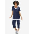 thumbnail image 5 of Woman Within Plus Size Layered-Look Tunic, 5 of 5
