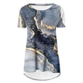 thumbnail image 5 of Women Short Sleeve Fashion Thin section Trendy Lining Sets Leisure Printed Loose Durable Christmas gift Loose Fitting Short Sleeve Dark Gray Sexy Lining Size M, 5 of 5