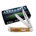 thumbnail image 2 of Case XX Knives Trapper Army vs Navy Antique Bone Stainless Pocket Knife, 2 of 2