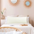 thumbnail image 2 of PiccoCasa Body Pillowcase Soft 1800 Series Microfiber Long Pillow Cover, King Cream, 2 of 8
