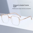 thumbnail image 2 of Gafas de presbicia rojas para mujer, montura grande ultraligera, modernas y juveniles, gafas de presbicia anti luz azul starlight, 2 of 4