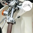 thumbnail image 3 of Raindrops 1Pack Motorcycle Handlebar Hook Aluminum Alloy Silver For Motorcyclists, 3 of 8