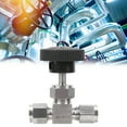 thumbnail image 4 of High Pressure Needle Valve, 304 Stainless Steel Needle Valve,  Practical Durable Tightness For Water Gas Liquid Strong Connection Ф1/4, 4 of 8