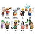 thumbnail image 1 of Set de 8 Figuras de Bloques de Construcción MOC de One Piece – Sanji, Nami, Zoro, Brook, Robin y Más, Minifiguras de ABS para Colección y Juego Infantil, 1 of 9