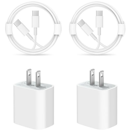 2 Pack iPhone 15 Charger-USB C Charger-Apple MFi Certified-iPad Pro Charger iPad Air Mini Charger with 6FT Cable for iPhone 15/iPhone 15 Pro/iPhone 15 Pro Max/iPad Pro/Mini/Air4/AirPods